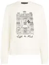 Karl Lagerfeld X Jorge Parra Sweatshirt In White
