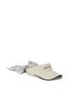 Karl Lagerfeld X Jorge Parra Tie Visor In Neutrals