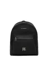 Karl Lagerfeld Zip Logo Backpack In Black