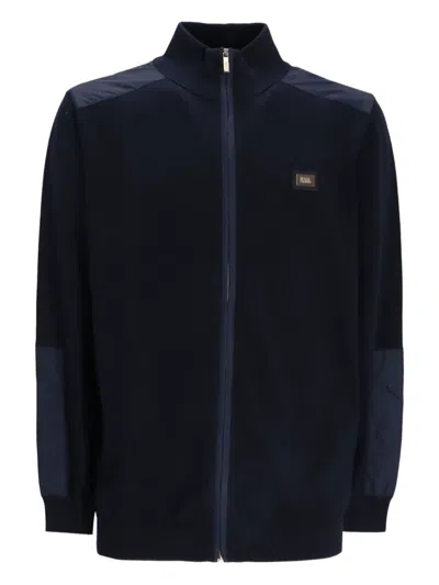 Karl Lagerfeld Cardigan Mit Reissverschluss In Blue