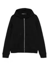 Karl Lagerfeld Zip-up Hoodie In Black