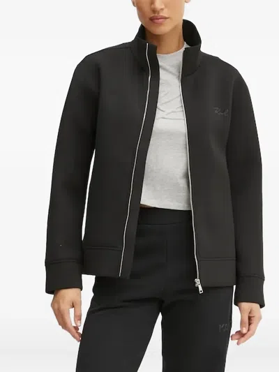 KARL LAGERFELD ZIP-UP SWEATSHIRT