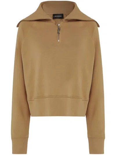 KARL LAGERFELD ZIP-UP SWEATSHIRT