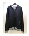 Karl Lagerfeld Zipper And Hat Casual Jacket In Black