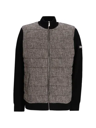 Karl Lagerfeld Zip-up Padded Jacket In Black