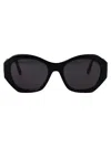 Karl Lagerfeld Rectangular Sunglasses Kl6146 S 1 In Black