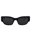 Karl Lagerfeld Round Sunglasses Klj6168 S 1 In Black