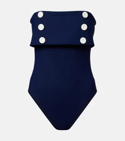 Karla Colletto Billie Swimsuit In Blue