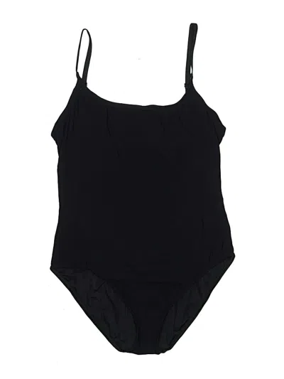Pre-owned Karla Colletto Bodysuit In Black