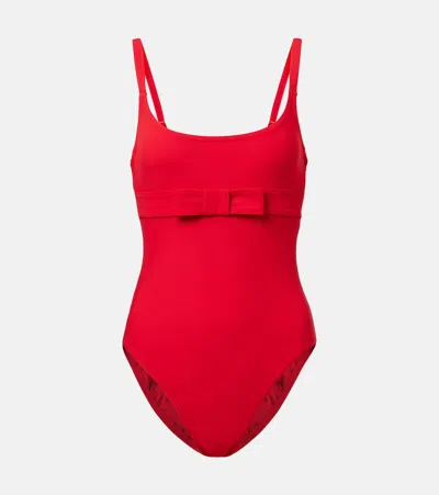 Karla Colletto Bow-detail Swimsuit