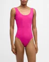 Karla Colletto Ines Scoop-neck Underwire One-piece Swimsuit In Prim