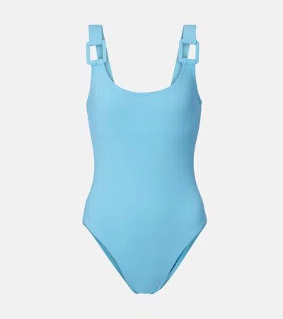 Karla Colletto Inés Swimsuit In Blue