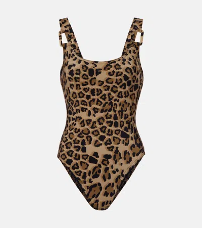 Karla Colletto Izzy Leopard-print Swimsuit