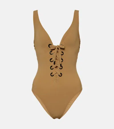 Karla Colletto Badeanzug Lucy In Beige