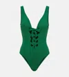 Karla Colletto Lucy Swimsuit In Green