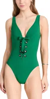 Karla Colletto Lucy Swimsuit In Green