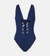 Karla Colletto Lulu Swimsuit In Navy