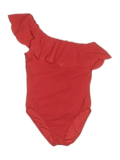 Pre-owned Karla Colletto One Piece Swimsuit In Red