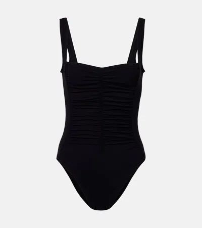 Karla Colletto Ruched Swimsuit