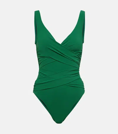 Karla Colletto Smart Swimsuit In Green