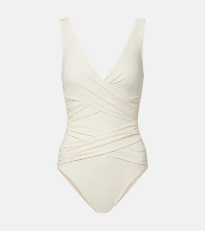 Karla Colletto Smart Swimsuit In White