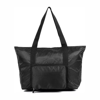 Karla Hanson Pack N Fold Travel Womens Tote In Black