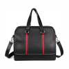 Karla Hanson Rogers Striped Duffel Bag In Black