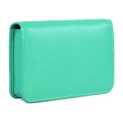 Karla Hanson Womens Rfid Blocking Wallet In Blue