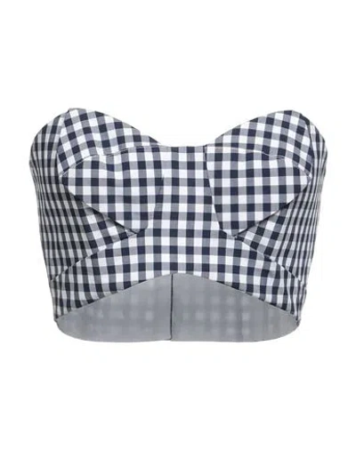 Karla Špetić Woman Top Midnight Blue Size 4 Cotton