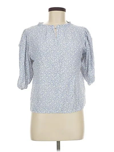 Pre-owned Karlie 3/4 Sleeve Blouse In Blue