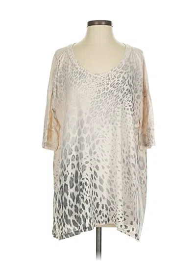 Pre-owned Karlie 3/4 Sleeve Blouse In Silver