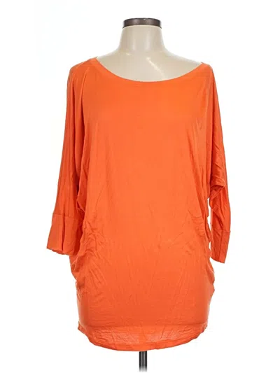 Pre-owned Karlie 3/4 Sleeve T-shirt In Orange