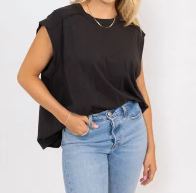 Karlie Better With You Muscle Tee In Black In Multi
