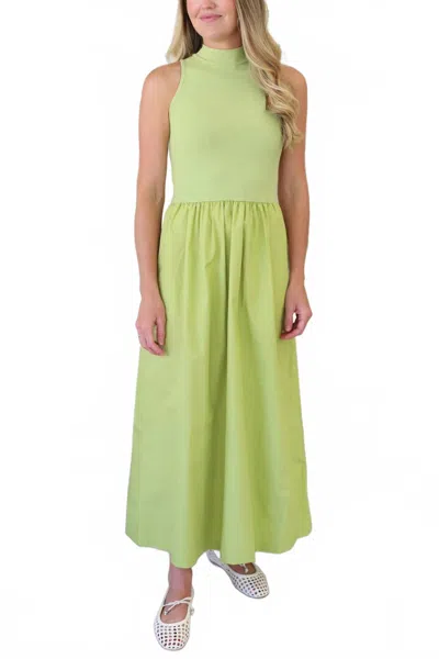 Karlie Bodie Maxi Dress In Citrine In Green