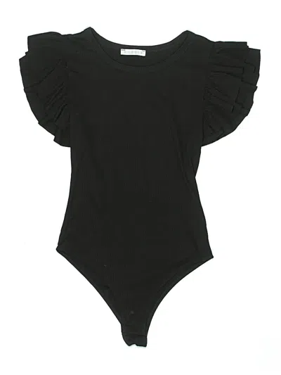 Pre-owned Karlie Bodysuit In Black
