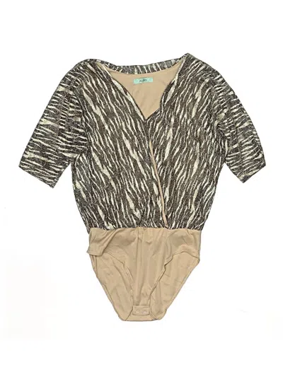 Pre-owned Karlie Bodysuit In Brown