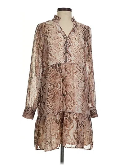 Pre-owned Karlie Casual Dress In Brown