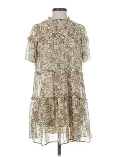 Pre-owned Karlie Casual Dress In Green