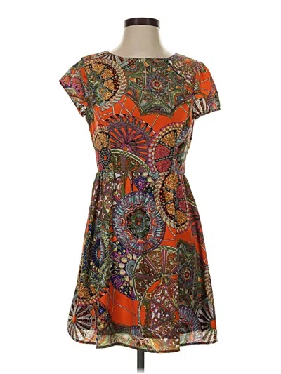 Pre-owned Karlie Casual Dress In Orange