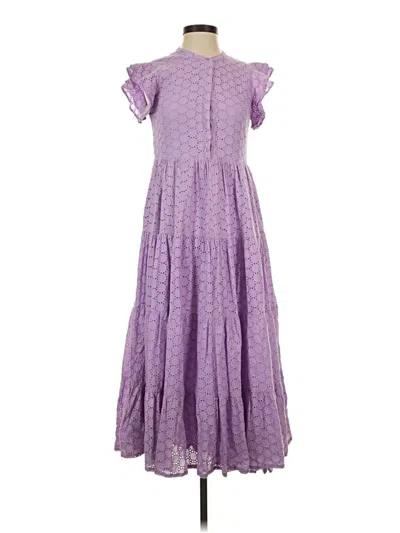 Pre-owned Karlie Casual Dress In Purple