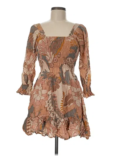 Pre-owned Karlie Cocktail Dress In Brown