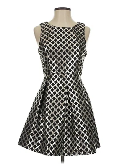 Karlie Cocktail Dress In Silver