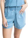 Karlie Denim Elastic Short In Blue In Blue