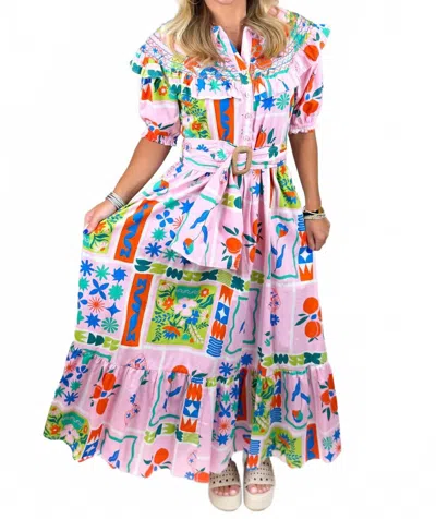 Karlie Downtown Darling Maxi Dress In Pink