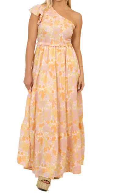 Karlie Emily Dress In Pink/ Orange