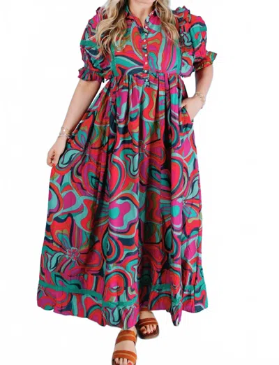 Karlie Jewel Bloom Maxi Dress In Multi