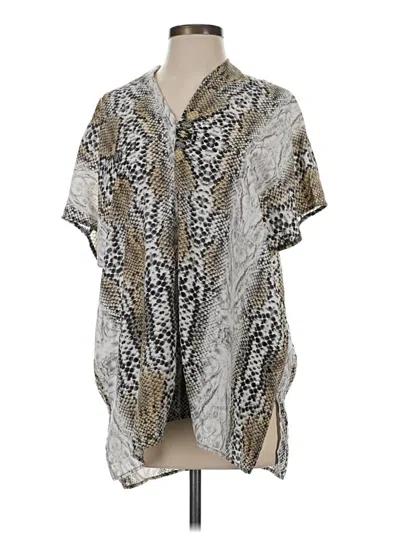 Pre-owned Karlie Kimono In Silver