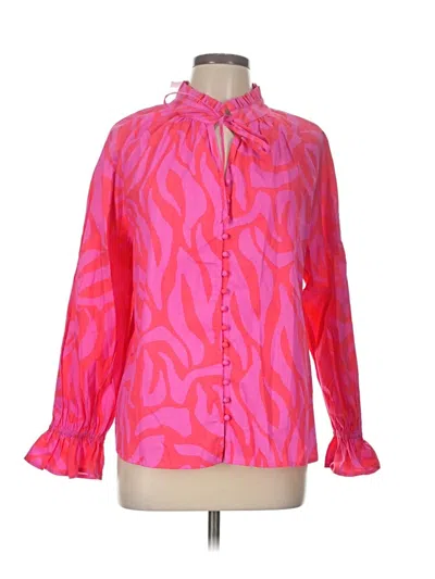 Karlie Long Sleeve Blouse In Multi