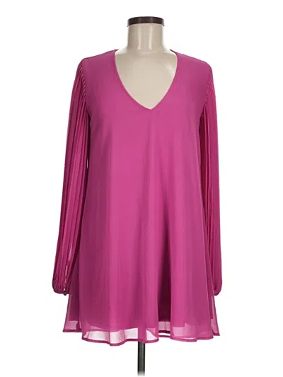 Pre-owned Karlie Long Sleeve Blouse In Pink