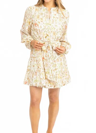 Karlie Magical Storybook Tier Tie Dress In Beige In Neutral